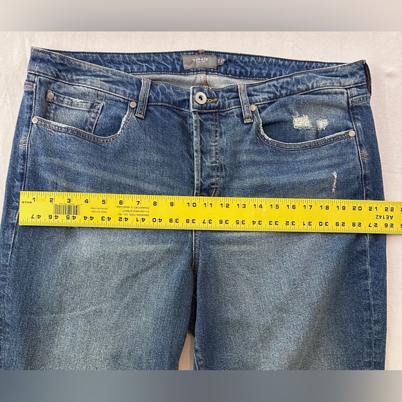 Torrid Distressed Blue Denim Jeans - Picture 10 of 14